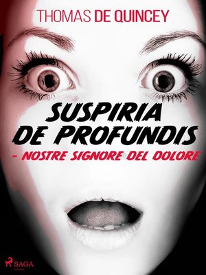 cover image of Suspiria De Profundis--Nostre Signore del Dolore